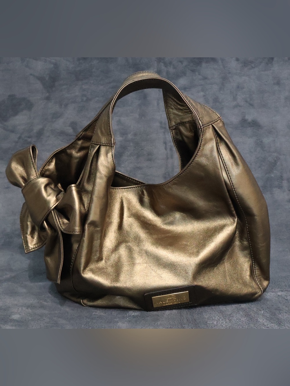 Valentino Garavani Nuage Bow Hobo Bag – Black Leather